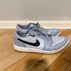 Jordan 1 Low Golf Wolf Grey Men’s Size 11